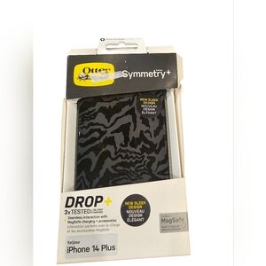 OtterBox Symmetry+ MagSafe Case iPhone 14 Plus – Black Gray‎ Camo